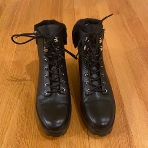 Michael Kors combat boots